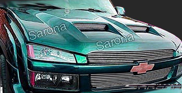 Custom Chevy Silverado  Truck Hood (2003 - 2006) - $1090.00 (Part #CH-023-HD)